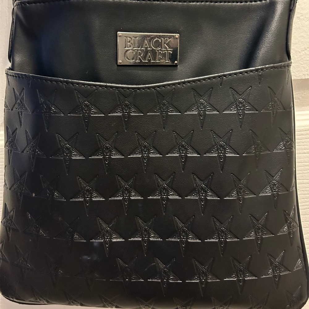Blackcraft baphomet crossbody purse